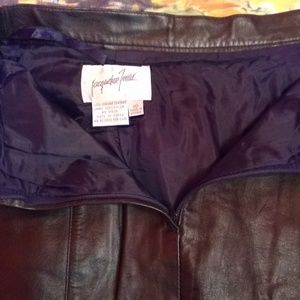 Jacqueline Ferrar leather skirt